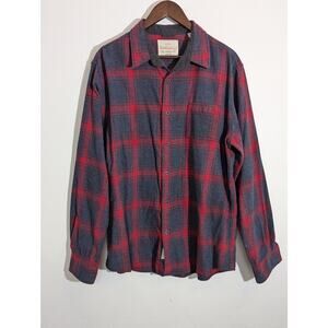 Weatherproof Vintage Men's Casual Soft Brushed Plaid Button-Down Flannel XL